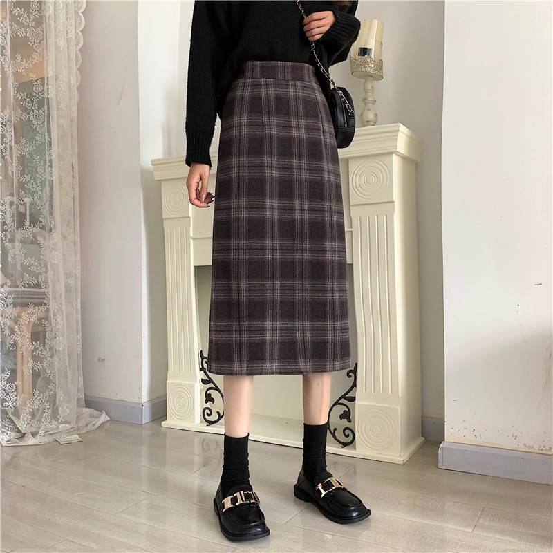 Chân Váy Ngắn Kẻ Sọc Caro Phong Cách Retro Xinh Xắn Cho Phụ Nữ | BigBuy360 - bigbuy360.vn