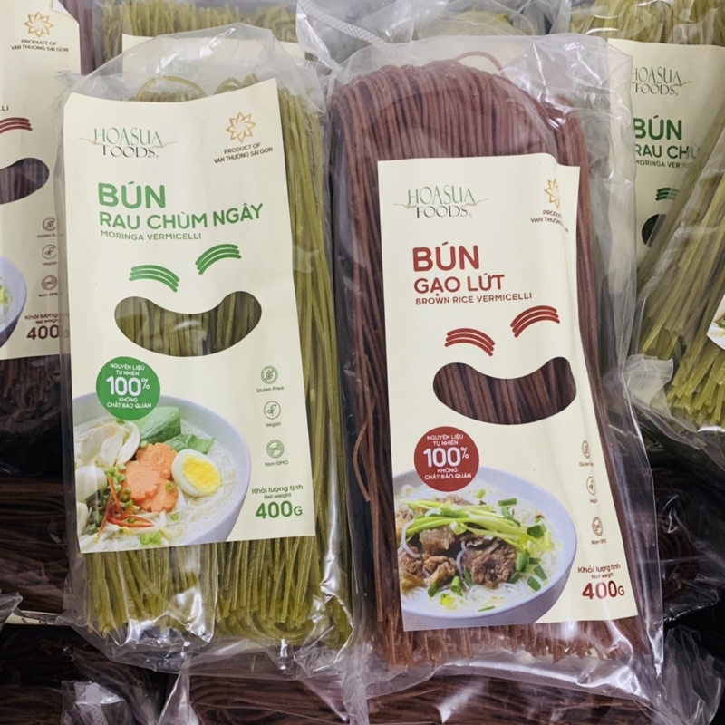 Bún gạo lứt Hoa Sữa ngon sạch cho bé ăn dặm, người ăn giảm cân