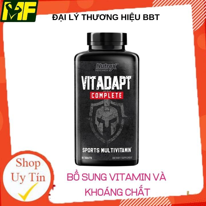 Nutrex Vitadapt - Vitamin khoáng chất thể thao đa năng, Hộp 90 viên