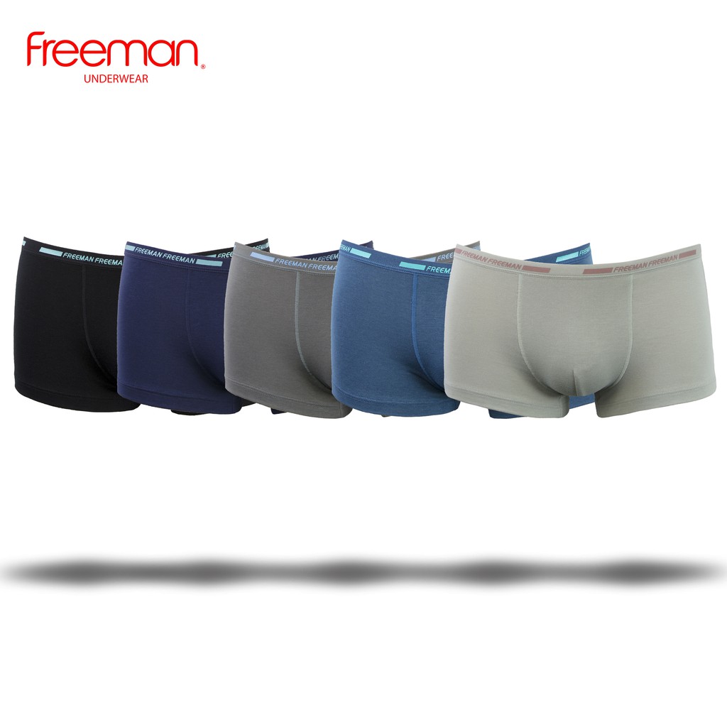 Quần lót nam cotton boxer Freeman [Combo 5] BO503