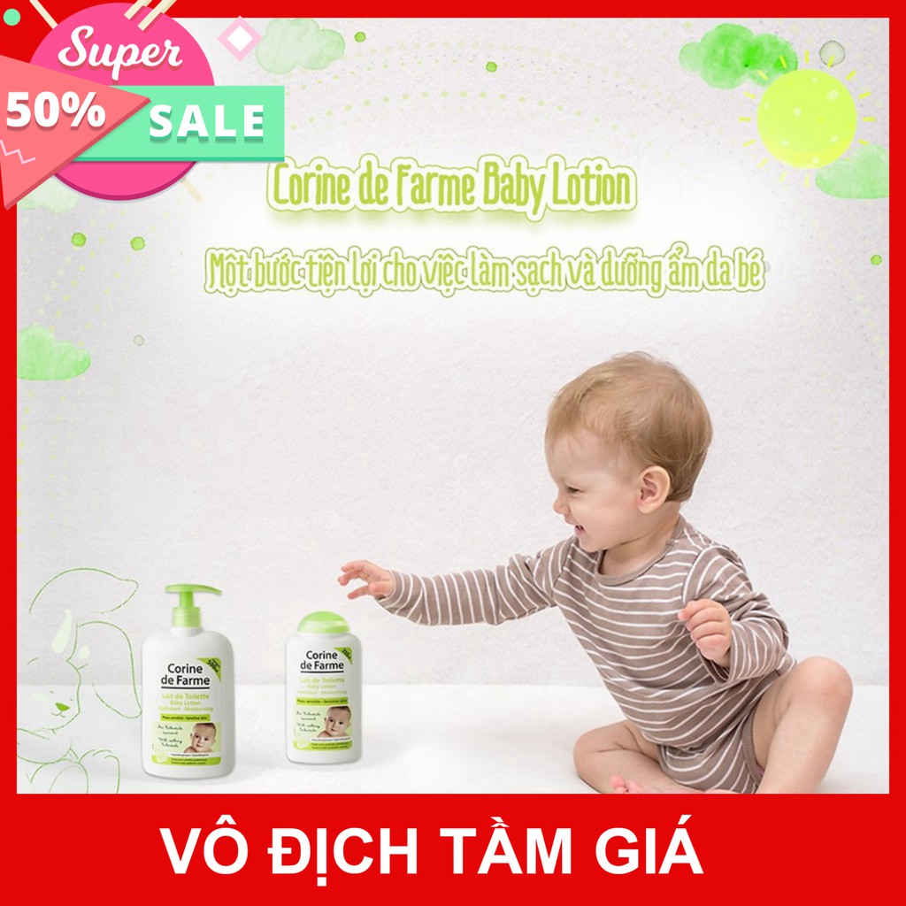 [CHÍNH HÃNG] Corine De Farme Gel Tắm Gội Cho Bé Hair &amp; Body Wash 250ml