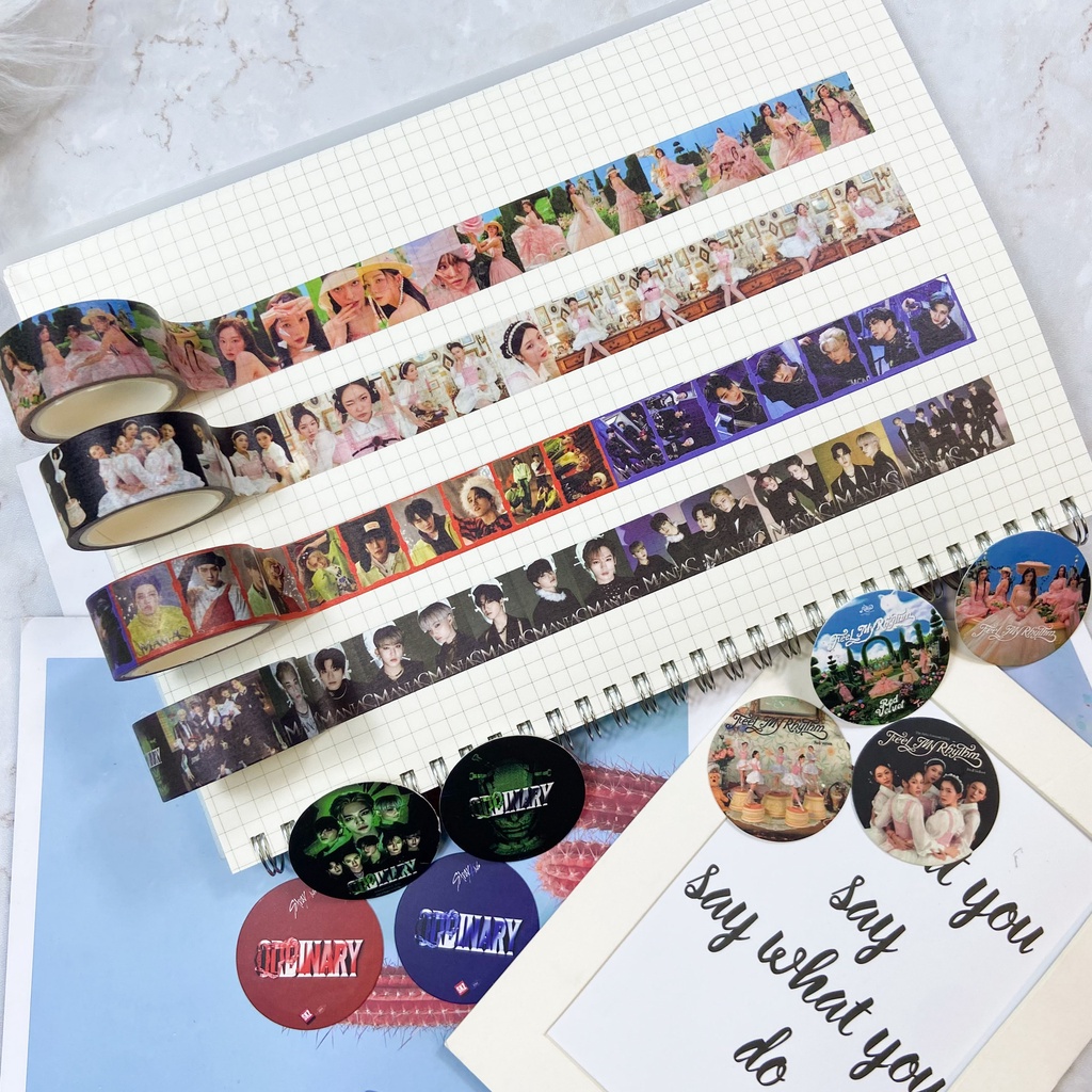 Stray Kids album  Sticker Re-vet The Festival 2022 Washi Tape Stickers
