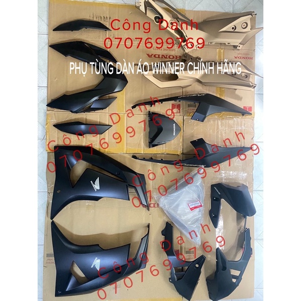 Dàn Áo Winner X V3 2022 màu Đen Nhám (xé lẻ)