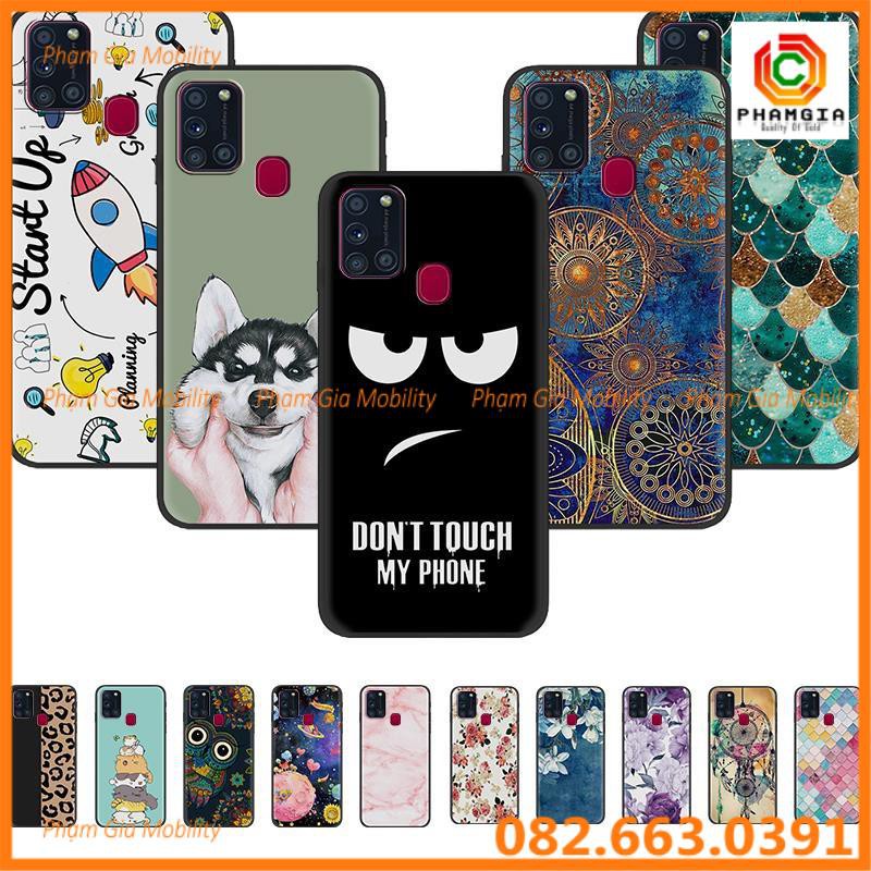 Ốp lưng Samsung Galaxy A21S dẻo hình họa tiết nhiều mẫu đẹp