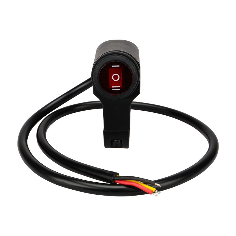 Công tắc đèn 3 chiều mini KEVANLY bằng nhôm chống thấm nước tiện dụng cho xe máy
