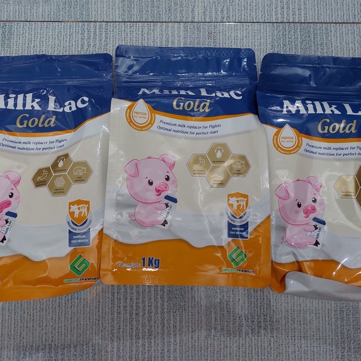 Milk lac gold Sữa non thay thế sữa mẹ cho heo con, thú cưng non, chó mèo