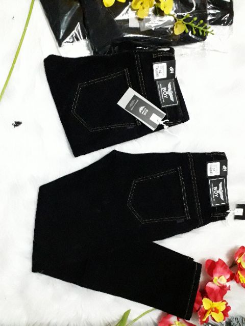 Quần jean nam đen chỉ nổi - đơn giãn chuẩn men | BigBuy360 - bigbuy360.vn
