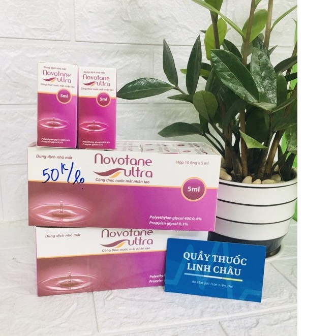 Nước nhỏ mắt nhân tạo Novotane Ultra 5ml