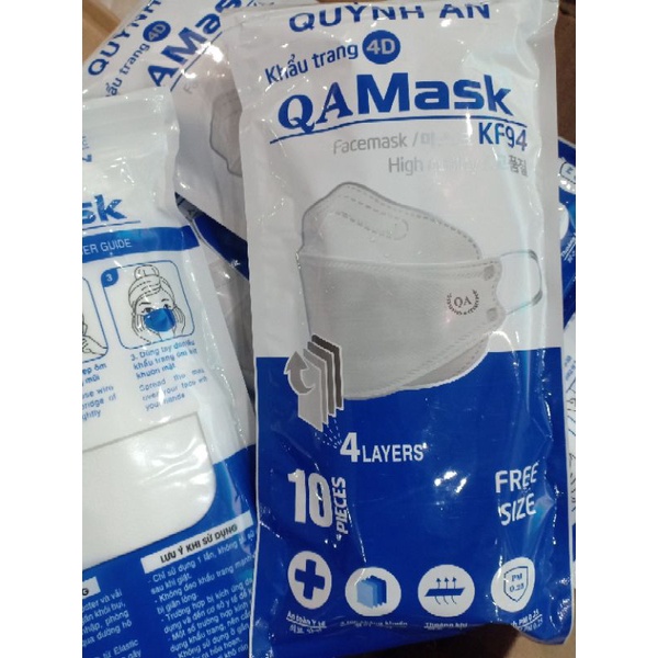 Set 10 Khẩu Trang 4D Mask KF94
