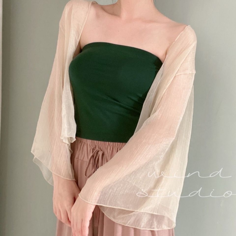 Ultra Áo Khoác Voan Siêu Mỏng Dáng Rộng Thời Trang Dành Cho Nữ