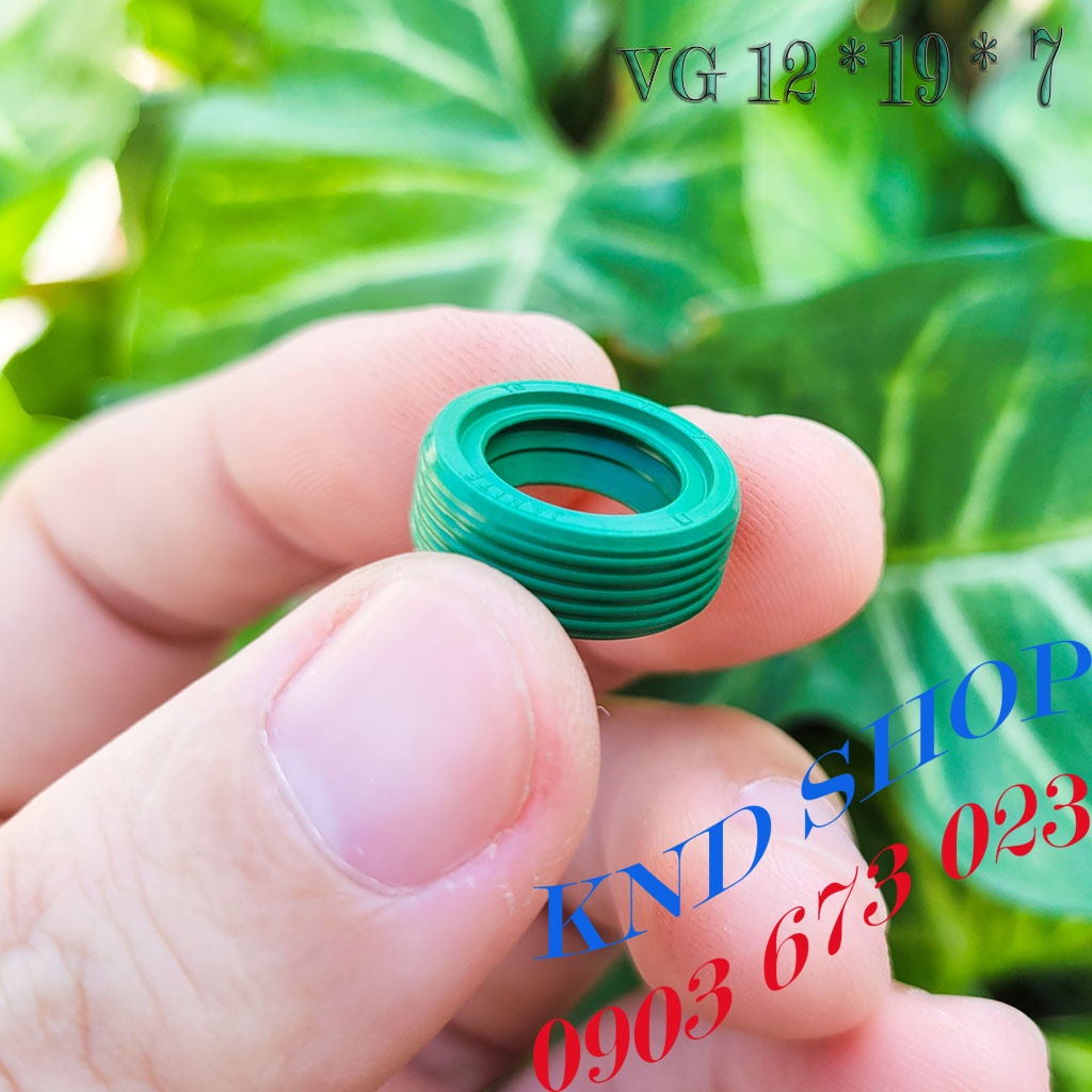 Phốt chặn dầu  và chặn bụi trục cơ máy bơm piston TG 12*19*5 và VG 12*19*7, phụ tùng xe máy và máy bơm nước