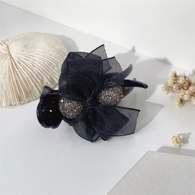 Kẹp Tóc Hình Nơ Cỡ Lớn Phong Cách Hàn Quốc Xinh Xắn Cho Nữ