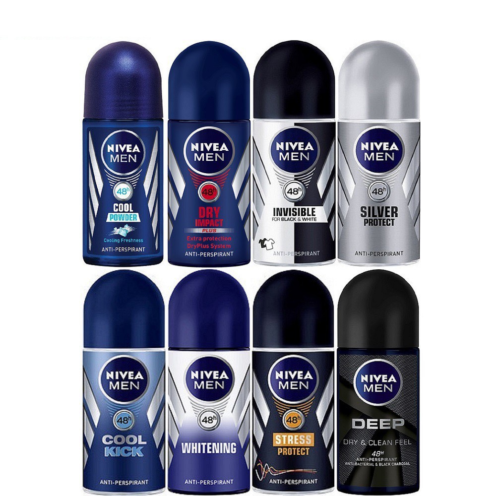 {48H} Lăn Nách Khử Mùi Nivea Nam 25Ml Thái Lan