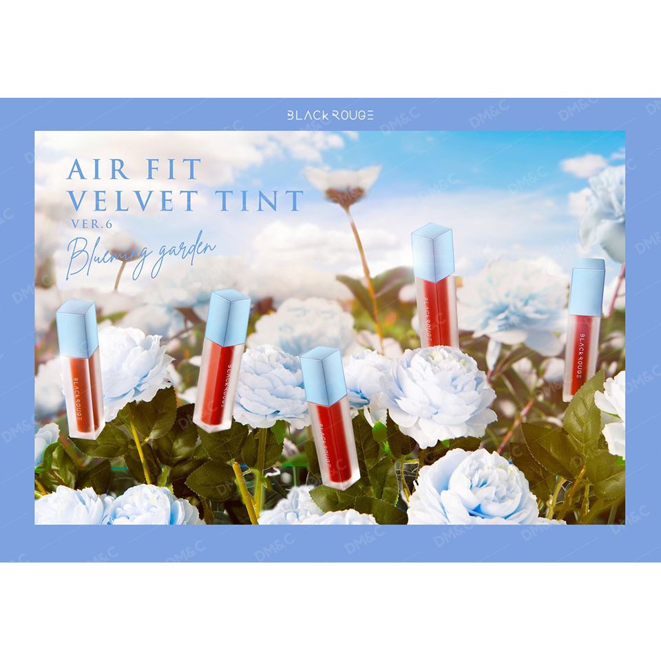 SON KEM LÌ BLACK ROUGE AIR FIT VELVET TINT VER 6 BLUEMING GARDEN | BigBuy360 - bigbuy360.vn