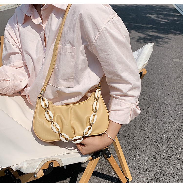 Bag Women's Summer-Style 2021 New-Style Hand Bag Ins Smaller Design Shoulder Armpit Small Bag