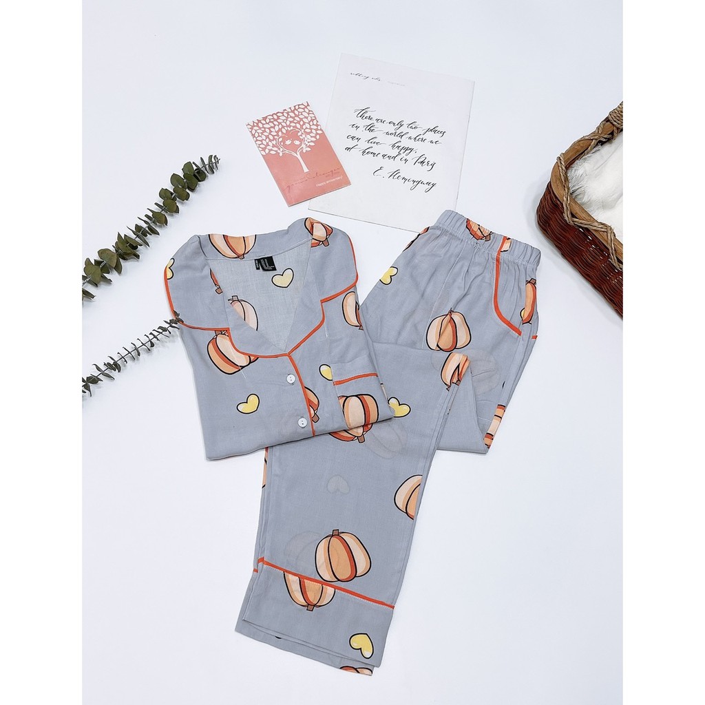 Bộ Pijama dài chất tole lanh | BigBuy360 - bigbuy360.vn