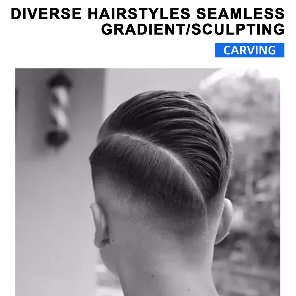 Tông Đơ Cắt Tóc, Chấn Viền VINTAGE-T9 Nhỏ Gọn, Sạc Điện, Pin Bền Đa Năng