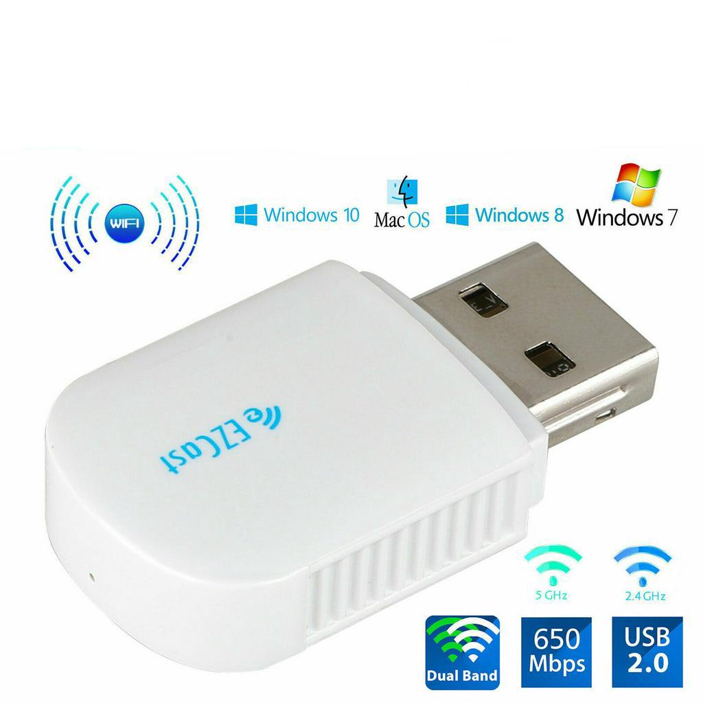 Usb wifi không dây 5g/ 2.5g bluetooth 4.2 đai đôi AC 600mbpsyoubo
