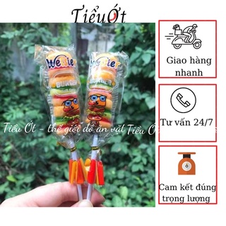 Kẹo dẻo que hình hamburger siêu ngon