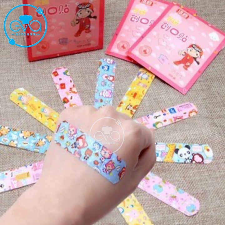 Hộp 100 Miếng 10 Set Băng Keo Cá Nhân Hoạt Hình Cute Bandages