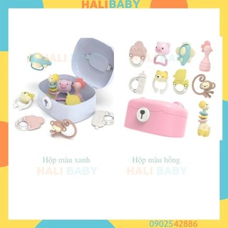 Xúc xắc gặm nướu Hàn Quốc Goryeo Baby nhựa ABS an toàn cho bé 9 món Halibaby XX03