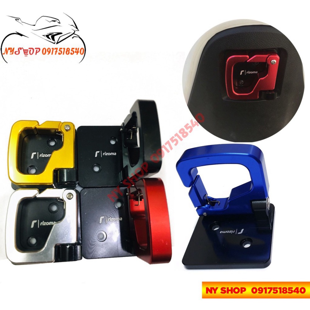 MÓC TREO CNC RIZOMA CAO CẤP DÀNH CHO SH, SH MODE, LEAD Ảnh thật Sp