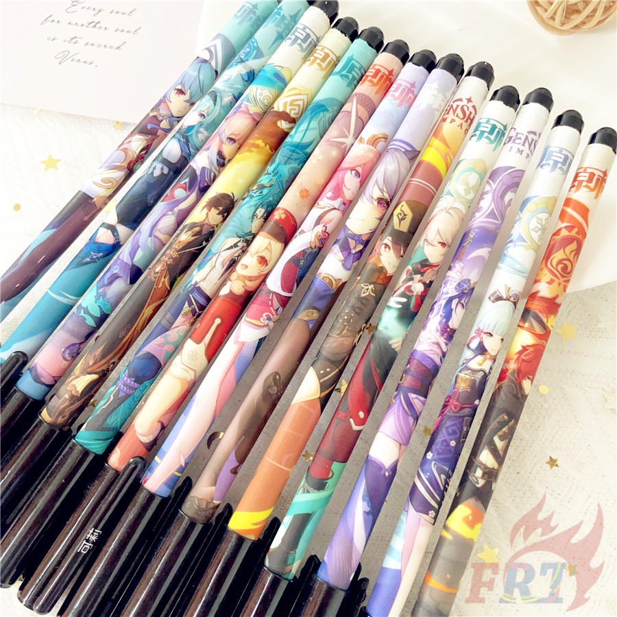 ❀ Bút Máy Q-1 Giúp Loại Bỏ Tác Động Tiện Lợi ❀ 1 Bút Morax Xiao Keqing Dùng Cho Văn Phòng Trường Học (17 Phong Cách)