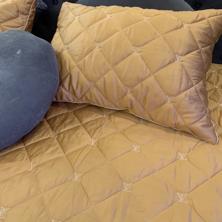 Bộ ga gối trần bông cotton lụa 40s trơn màu, ga chun đủ size nệm cao Dreamhome