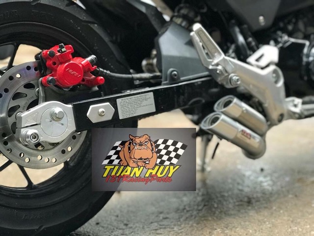 Pô ixil 2 nòng gắn được nhiều loại xe