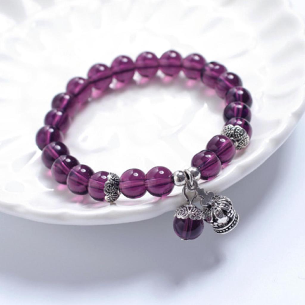 Vòng tay pha lê phong thủy nữ thần tài hút tài vận may mắn hợp mệnh 2021