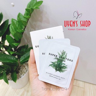 Sample Sữa rửa mặt thải độc rau củ Super Vegitoks Cleanser 3ml