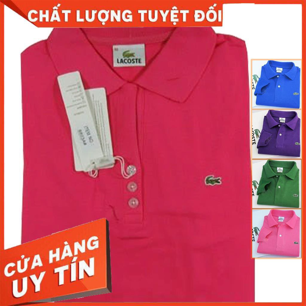 Áo Thun Nữ Có Cổ Vải Cá Sấu Hàng Xịn Thoáng Mát HXKVN