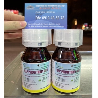 Thuốc diệt muỗi, côn trùng Map Permethrin 60EC - chai 200ml - Nhập khẩu nguyên chai từ Úc