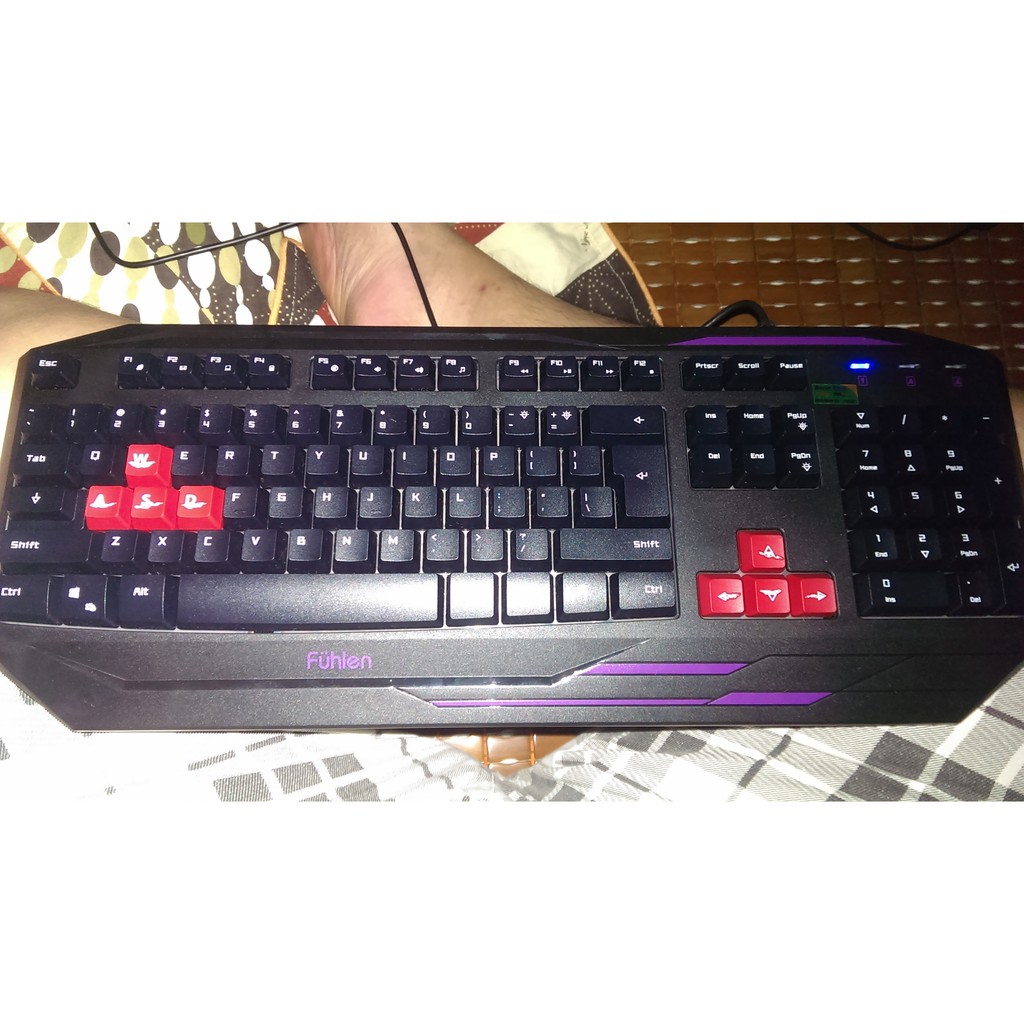 Phím chuột chuyên Game chính hãng Fuhlen G450/ G450 S Full LED hàng cũ dùng tốt