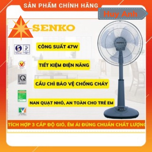 Quạt cây lửng SENKO L1338/ L1638 chính hãng- Bảo hành 12 tháng- Huy Anh