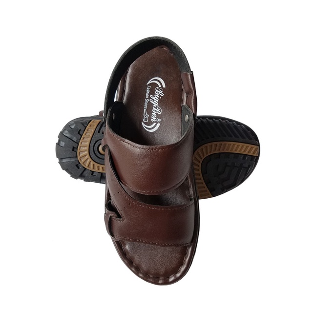 Giày sandal nam da bò thật BIGBEN cao cấp SD111