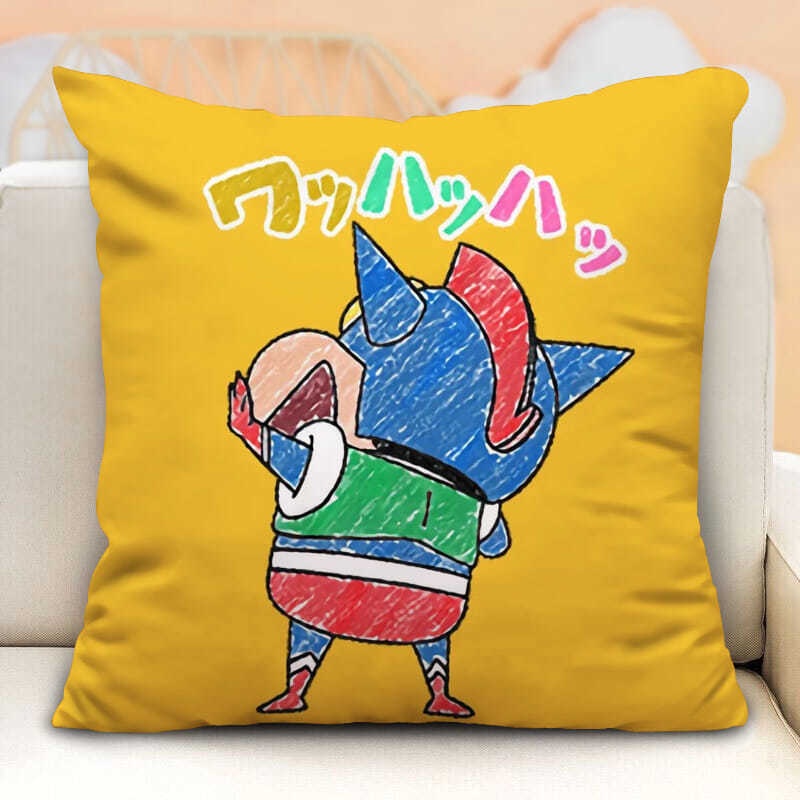 Gối Vuông Tùy Chỉnh In Hình Shin-Chan Hoạt Hình Sáng Tạo Dễ Thương