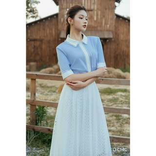 Áo sơ mi phối ren D.CHIC MS: 1812005