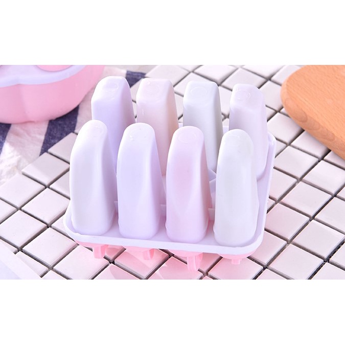 Khuôn Làm Kem Que 8 Ngăn mẫu Mới