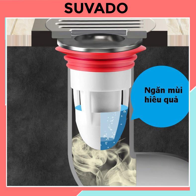 Ống ngăn mùi Thoát Sàn silicon cao cấp giá rẻ chống mùi hôi nhà vệ sinh cống nước nhà tắm TS1 SUVADO