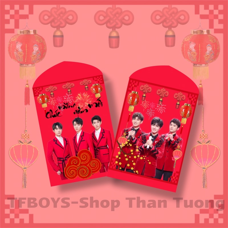 Hồng bao (lì xì) TFBOYS (ảnh thật shop chụp)