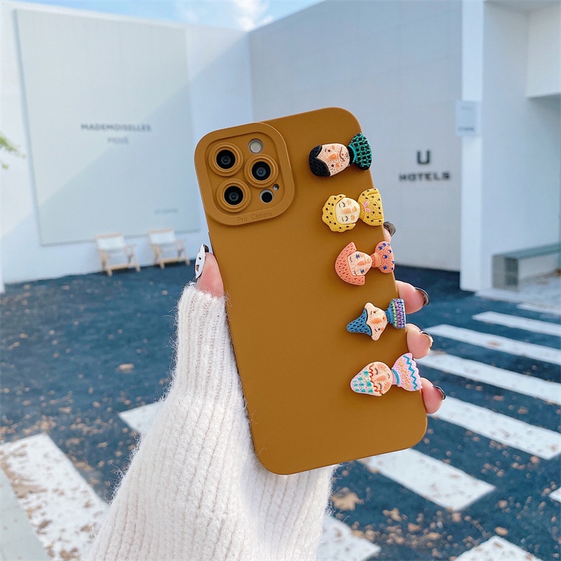 Ốp Điện Thoại Họa Tiết 3D Đáng Yêu Cho Samsung Galaxy A11 A12 A72 A52 A20S A50 A51 A71 A22 4G 5G A10S A20S A02 A03S A21S