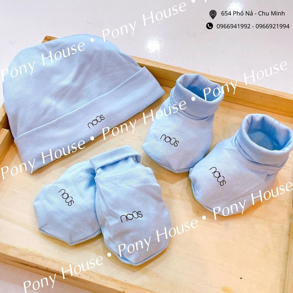 Set Mũ, Bao Tay, Bao Chân Nous Petit - Phụ Kiên Cho Bé Sơ Sinh/ Newborn/NB