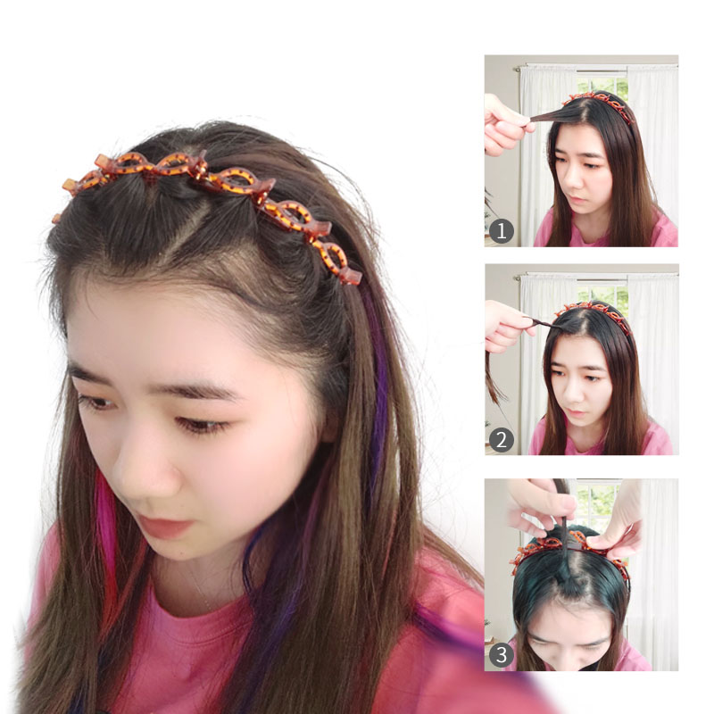 MANYUE Băng Đô Cài Tóc Nhiều Lớp Thiết Kế Khoét Rỗng Thời Trang Cho Nữ