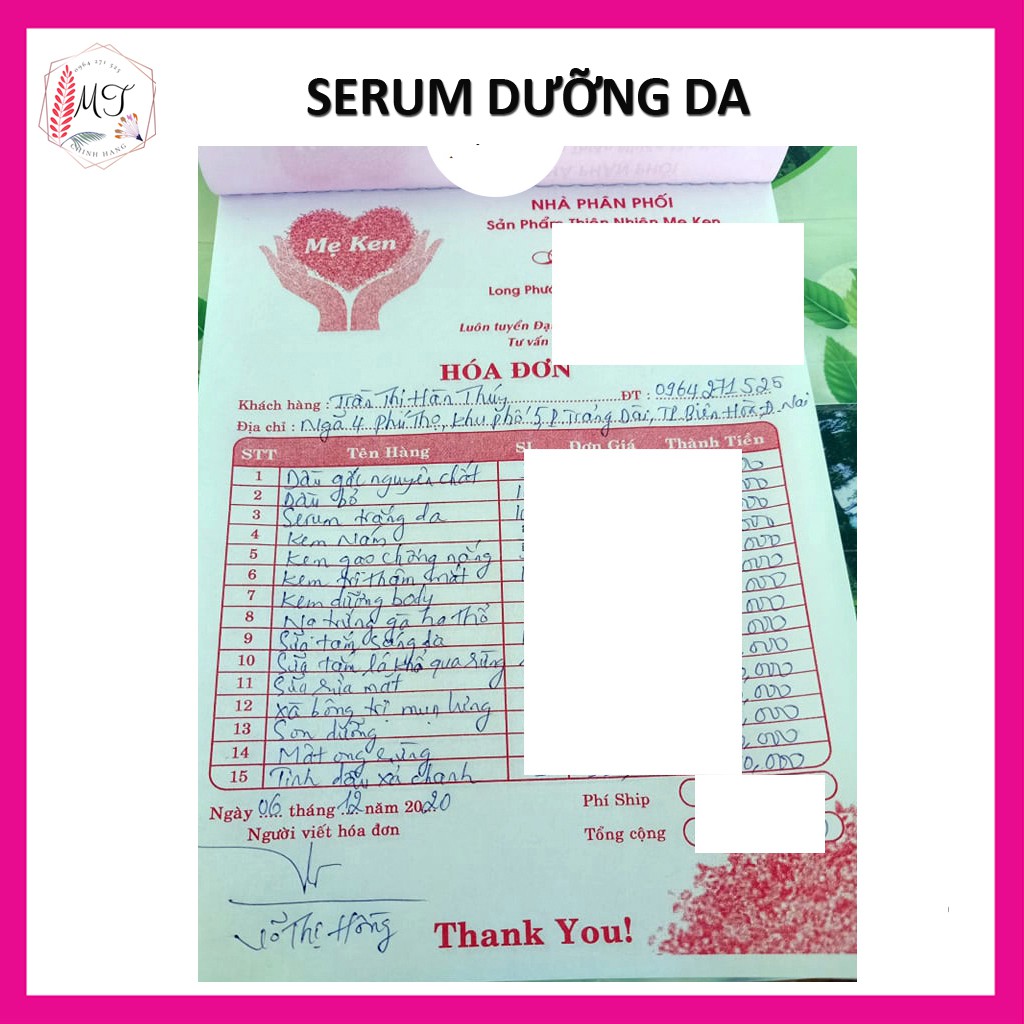 Serum Trắng Da Mẹ Ken 10ml - Cấp Ẩm, Tinh Chất Dưỡng Trắng, Căng Bóng, Chống Lão Hóa Da Hiệu Quả