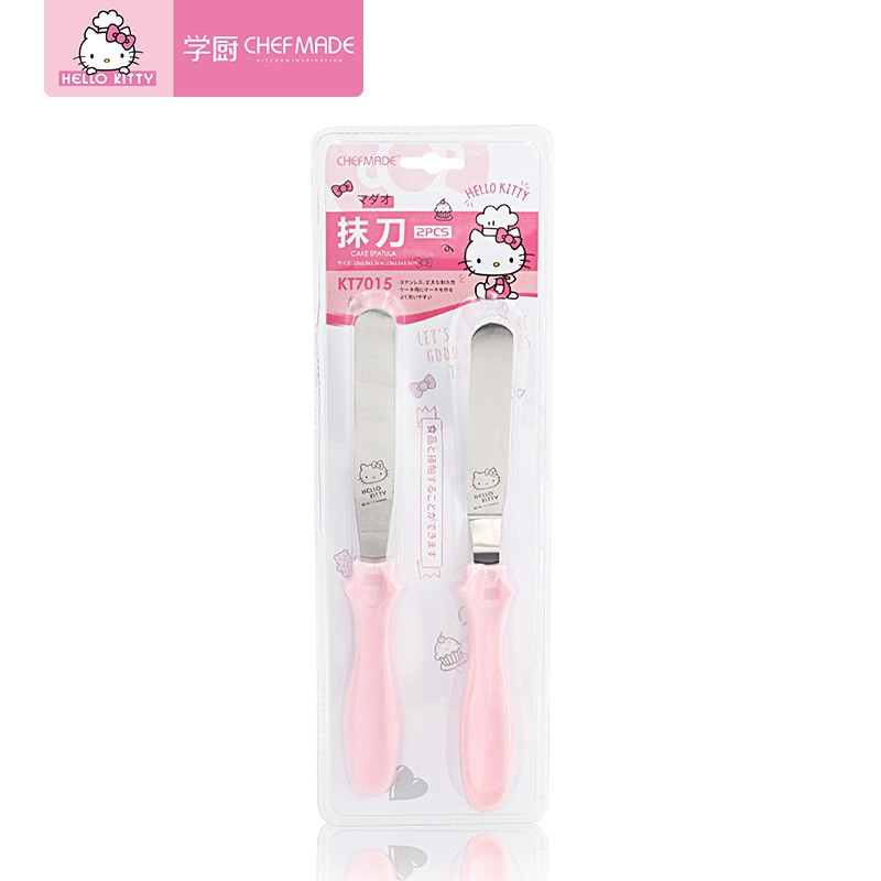 CHEFMADE Bộ 2 Dao Phết Kem Hình Hello Kitty KT7015