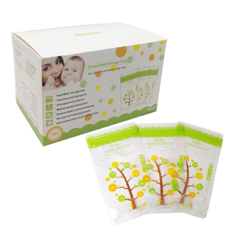 Set 112 Túi Đựng Sữa Mẹ Dung Tích 235ml Chống Rò Rỉ An Toàn Cho Bé