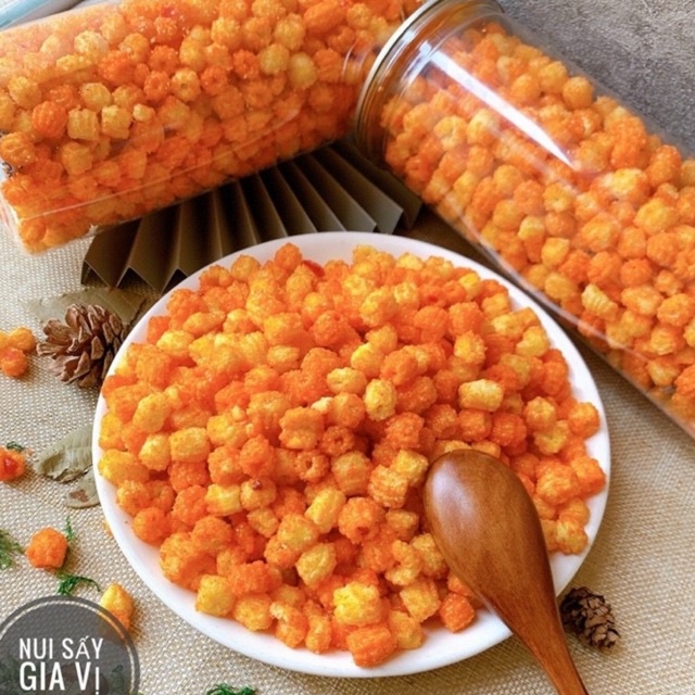 Nui sấy bơ cay giòn 300gr