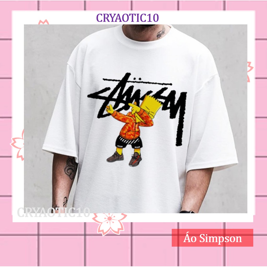 [CÓ SIZE - Kèm hình thật] Áo tay lửng Simpson unisex