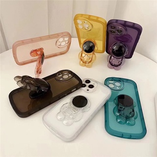 Ốp Điện Thoại TPU Dẻo Họa Tiết Phi Hành Gia Kèm Giá Đỡ Cho OPPO A5S A12 F11 PRO F7 A9 A3 F5 Youth F9 A7 A83